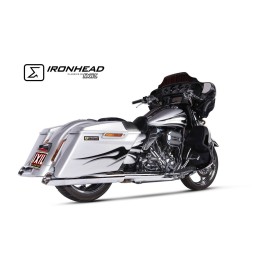 Tłumik IXIL H-D TOURING ROAD KING 2006-2016, typ HC2-1C (waga 4000 Gr., długość 670 mm., materiał Inox AISI304, kolor Bright chr