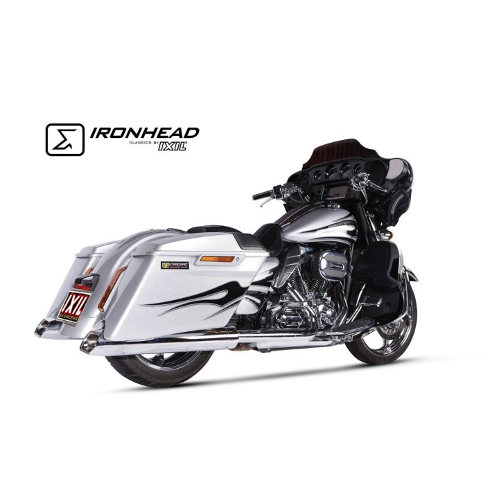 Tłumik IXIL H-D TOURING ROAD KING 2006-2016, typ HC2-1C (waga 4000 Gr., długość 670 mm., materiał Inox AISI304, kolor Bright chr