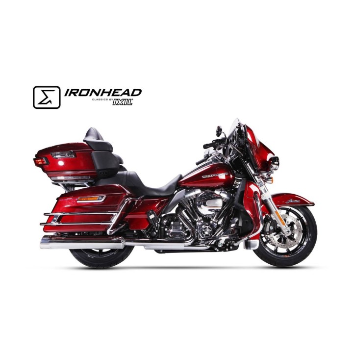 Tłumik IXIL H-D TOURING ROAD KING 2006-2016, typ HC2-1C (waga 4000 Gr., długość 670 mm., materiał Inox AISI304, kolor Bright chr