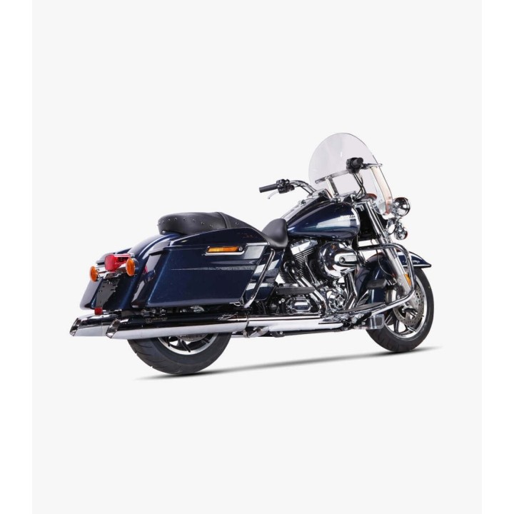 Tłumik IXIL H-D TOURING ROAD KING 2017-2021, typ HC2-1C (waga 4000 Gr., długość 670 mm., materiał Inox AISI304, kolor Bright chr