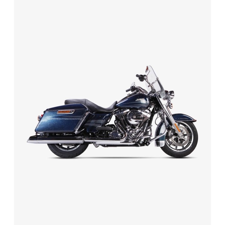 Tłumik IXIL H-D TOURING ROAD KING 2017-2021, typ HC2-1C (waga 4000 Gr., długość 670 mm., materiał Inox AISI304, kolor Bright chr