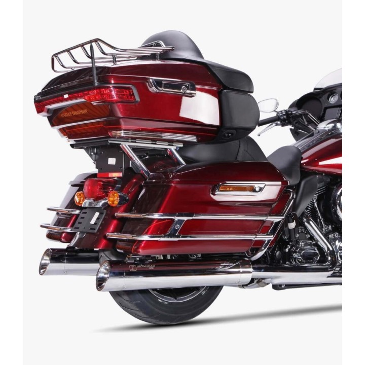 Tłumik IXIL H-D TOURING ROAD KING 2017-2021, typ HC2-1C (waga 4000 Gr., długość 670 mm., materiał Inox AISI304, kolor Bright chr