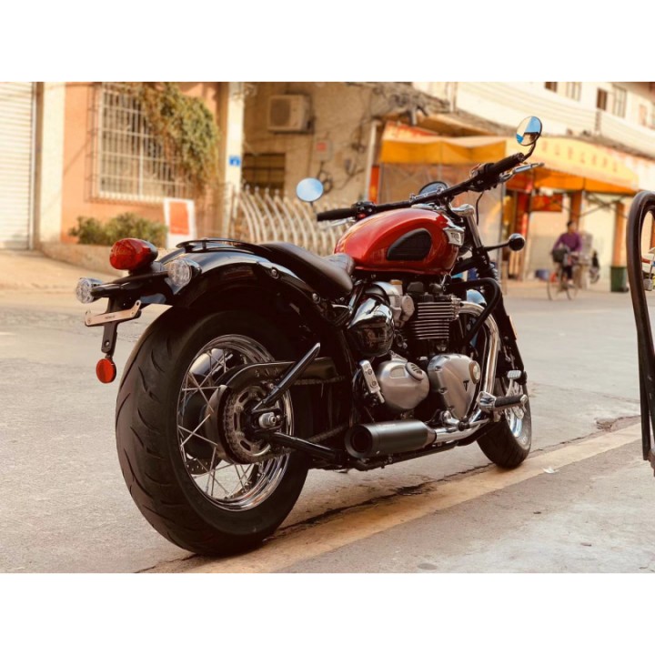Tłumik IXIL HC1-3SB OT4068SSB — TRIUMPH BOBBER 17-20 (DV01 DV01A), TRIUMPH SPEEDMASTER 17-22 (DV01 DV01A DX04) | ixil.com.pl