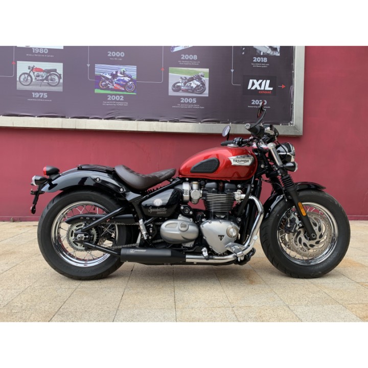 Tłumik IXIL HC1-3SB OT4069SSB — TRIUMPH BOBBER 17-20 (DV01 DV01A), TRIUMPH SPEEDMASTER 17-22 (DV01 DV01A DX04) | ixil.com.pl